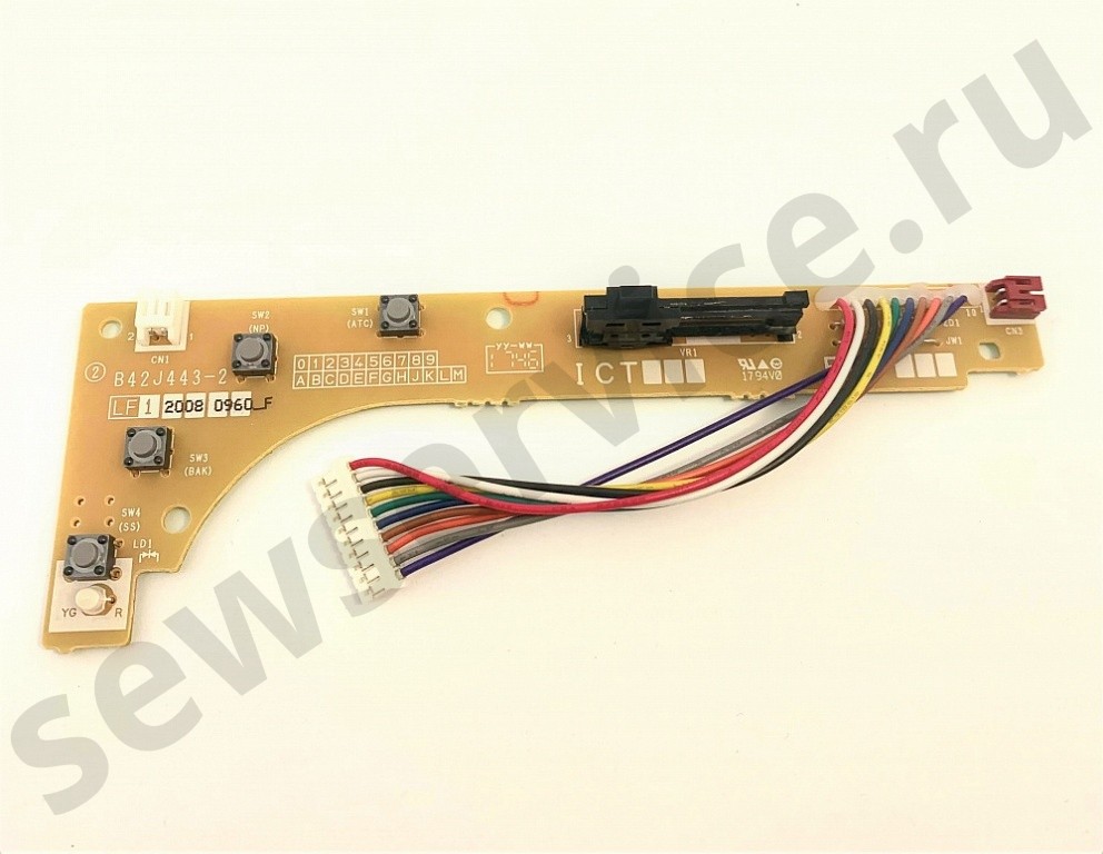 Плата регуляторов "Пуск" и "Обратный ход" (SSVR) Brother XF0960101